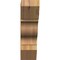 Ekena Millwork Funston Slat Rough Sawn Bracket, Western Red Cedar, 4"W x 14"D x 14"H BKT04X14X14FST06RWR - alternate 3